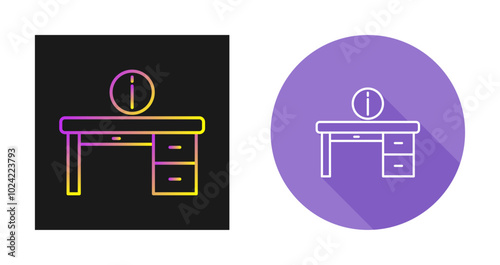 Information Desk Vector Icon