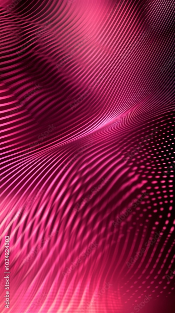 Flowing waves of pink tones feature rhythmic patterns that create a dynamic and captivating experience, evoking a sense of movement and depth Flowing waves of pink tones feature rhythmic patterns that create a dynamic and captivating experience, evoking a sense of movement and depth
