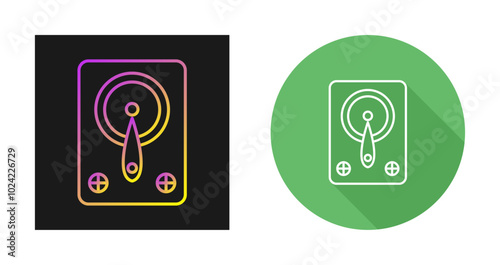 Hard Drive Vector Icon