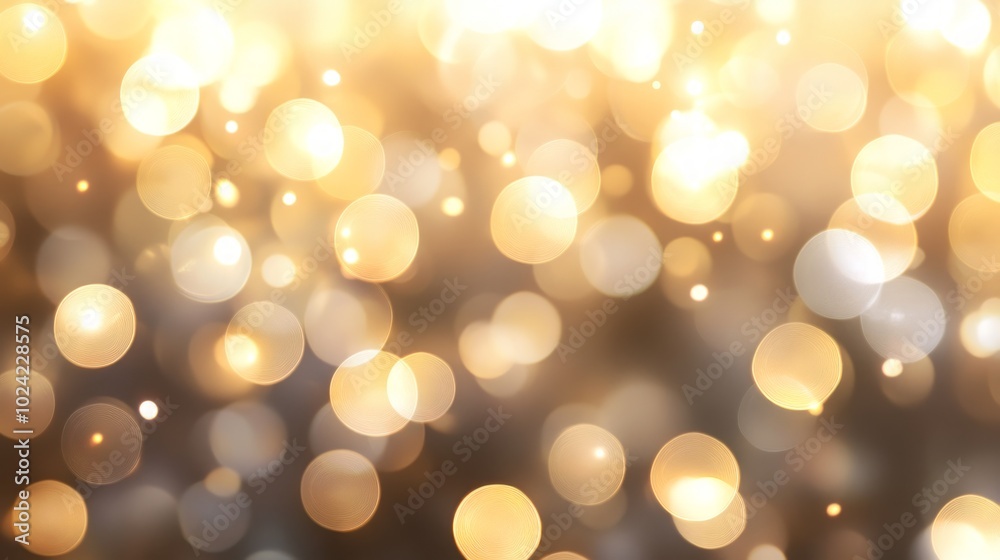 Abstract background of golden bokeh lights, perfect for festive or celebratory designs. Abstract background of golden bokeh lights, perfect for festive or celebratory designs.