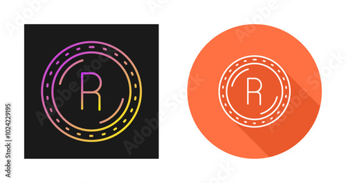 Rand Currency Vector Icon