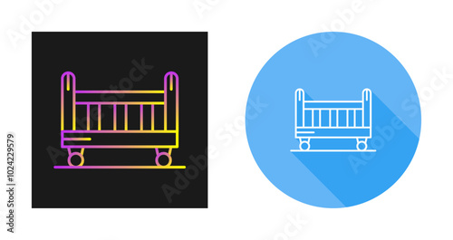 Crib Vector Icon