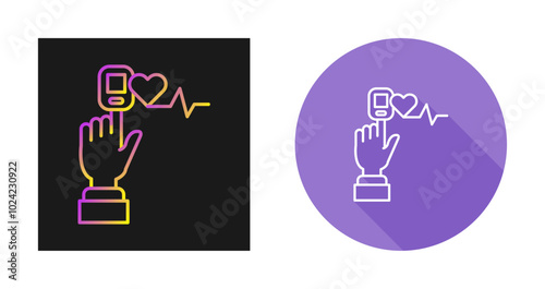 Pulse Oximeter Vector Icon