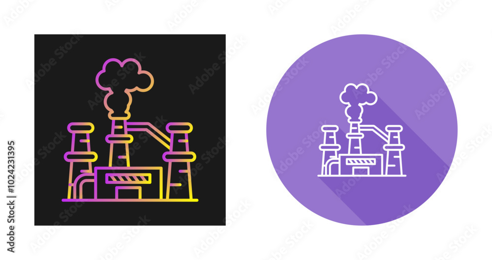 Factory Vector Icon Factory Vector Icon