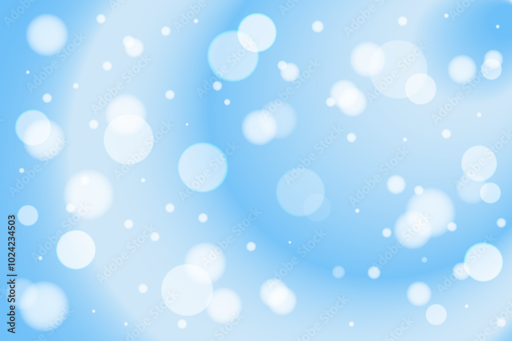 Bokeh particles on blue background. Snow background. Winter season. Vector EPS 10. Bokeh particles on blue background. Snow background. Winter season. Vector EPS 10.