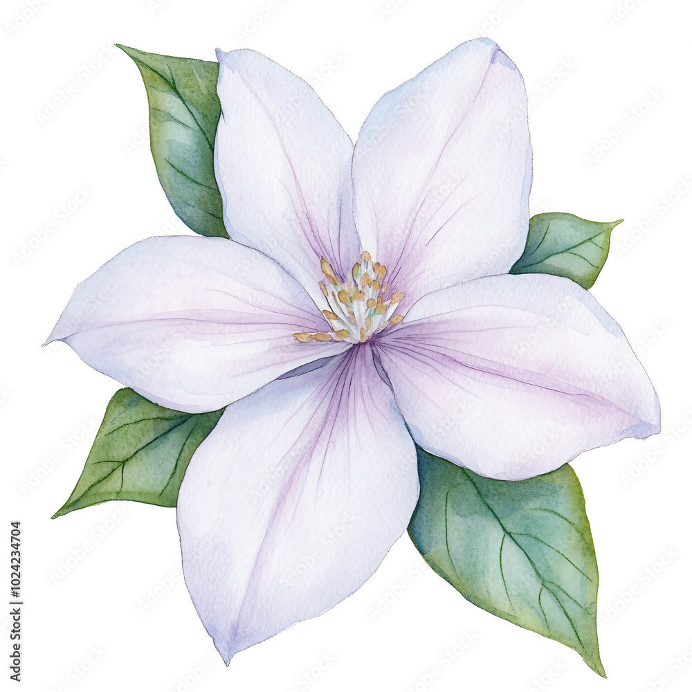 Obraz premium A Beautiful Collection of Watercolor Flowers