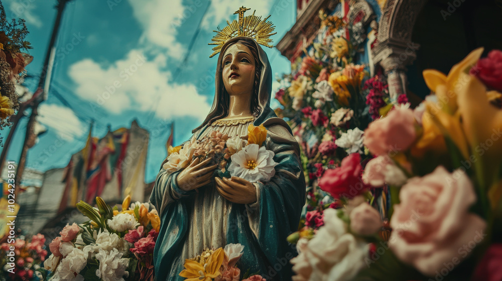 Fototapeta premium St. Cecilia's Day in Mexico. a holiday in Mexico