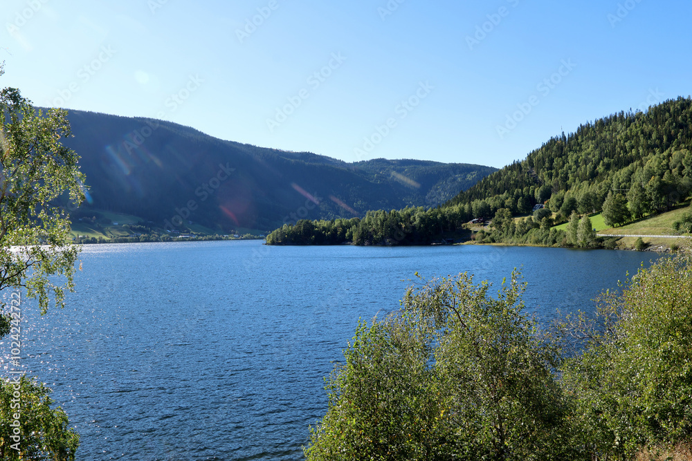 Naklejka premium Lake