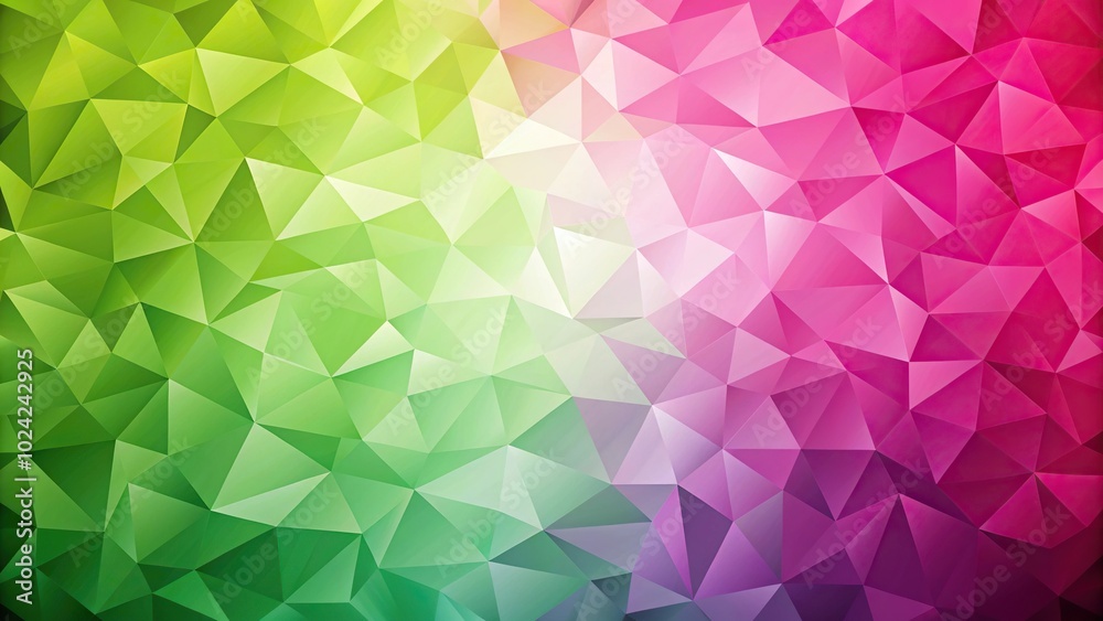 Vibrant polygon background with light green and fuchsia colors Vibrant polygon background with light green and fuchsia colors
