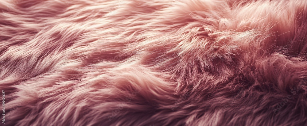 Fototapeta premium Abstract Background Featuring Close-Up of Faux Fur Texture, Highlighting Plush and Elegant Details, Ideal for Fashion, Interior Design, and Stylish Creative Applications