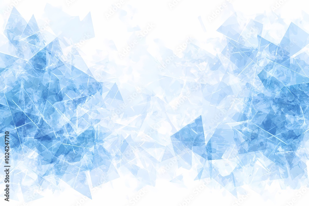 Tranquil Blue Sky Abstract Background Design