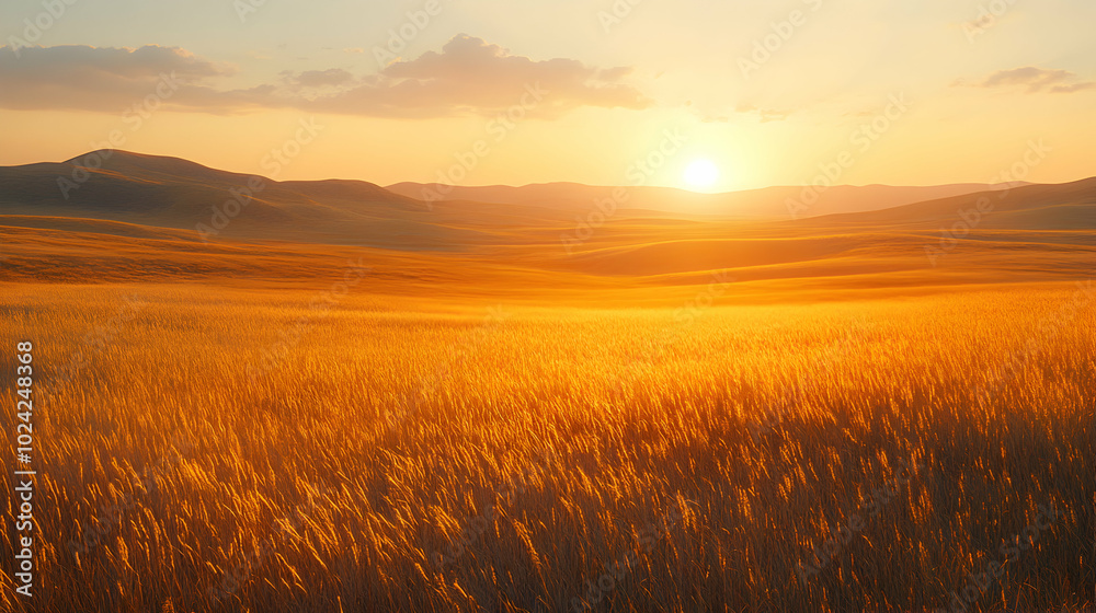 Summer landscape background. Field or meadow with green grass Summer landscape background. Field or meadow with green grass