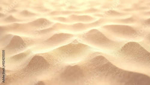 Soft sandy dunes in warm sunlight showcasing natural beauty and tranquility