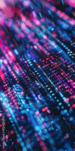 Wallpaper Mural Abstract colors representing cyber protection. Torontodigital.ca