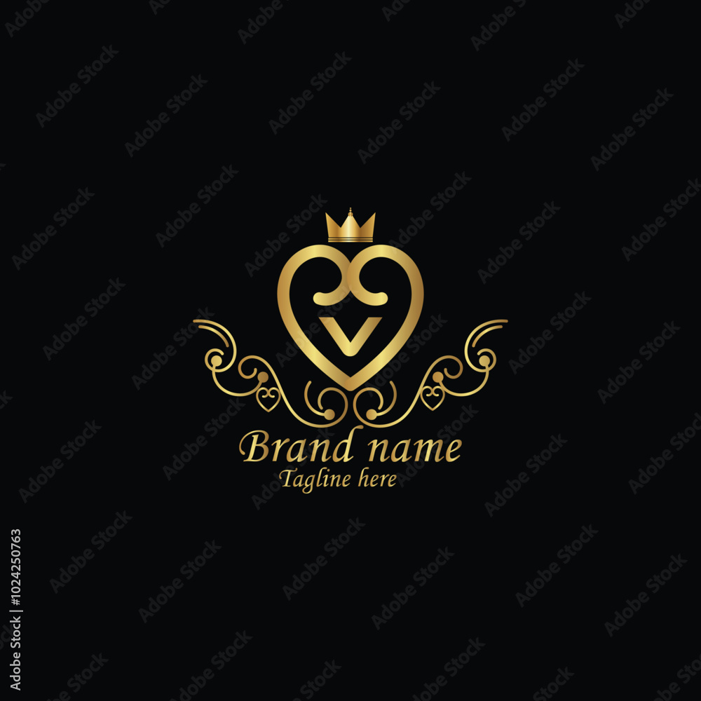 creative initial v latter logo design with modern business vector template, luxury v latter logo , creative isolate v monogram latter logo , crow logo , royal logo with golden color and new design creative initial v latter logo design with modern business vector template, luxury v latter logo , creative isolate v monogram latter logo , crow logo , royal logo with golden color and new design