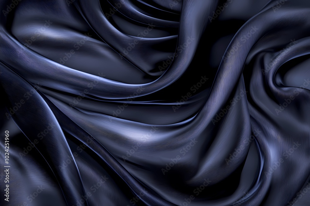 Fototapeta premium Elegant Deep Navy Fabric Background for Professional Use