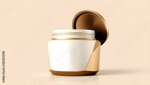 Modern Face Cream Container