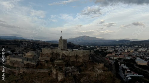 Aerial View of Akhaltsikhe, Georgia – Captivating Drone Footage