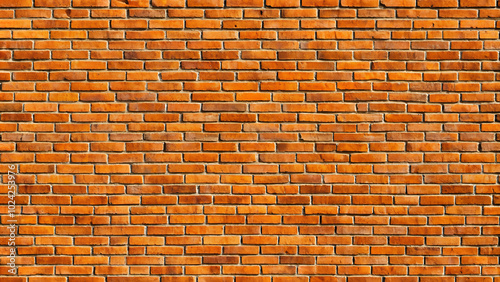 Seamless Texture of Orange Brick Wall. A seamless texture of an orange brick wall.