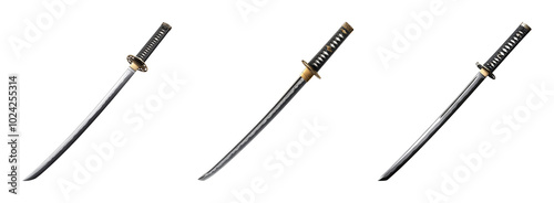 Isolated Sword on Transparent Background