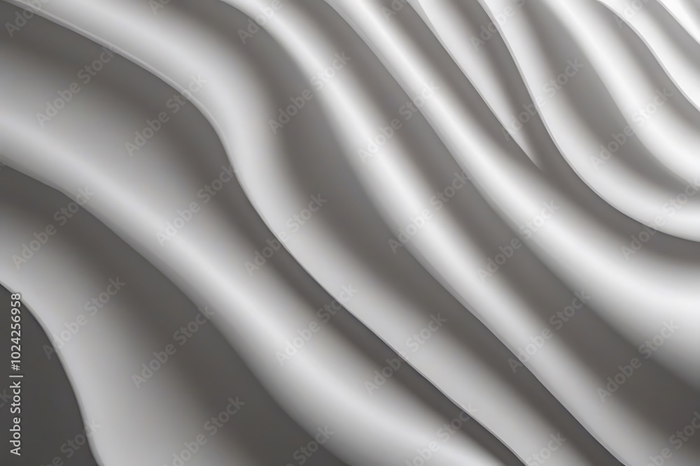 Obraz premium Abstract wavy texture in soft monochrome tones
