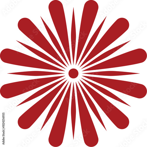 flat art design fireworks 