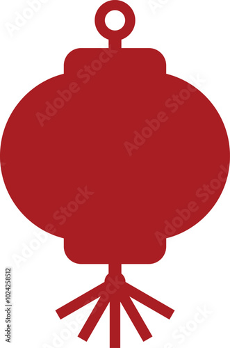 flat art design lantern