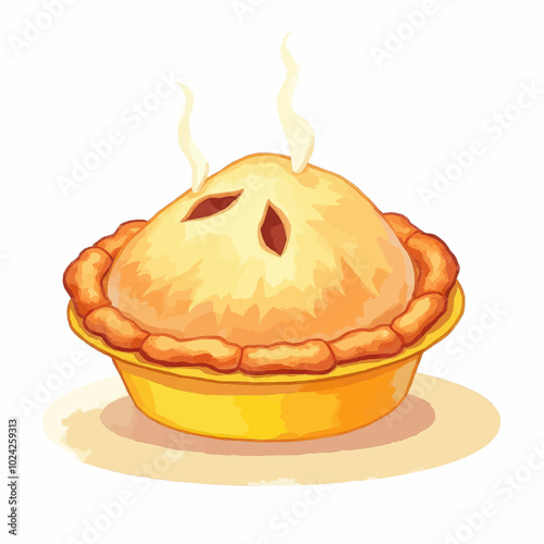 Steaming Homemade Pie 
