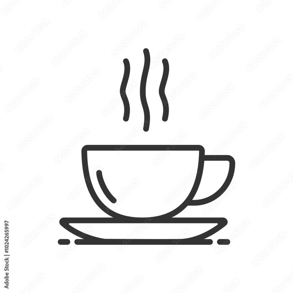 Cup of coffee icon isolated vector illustration. Cup of coffee icon isolated vector illustration.