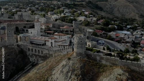 Stunning Aerial View of Akhaltsikhe, Georgia - Drone Footage