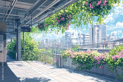 spring in the station 