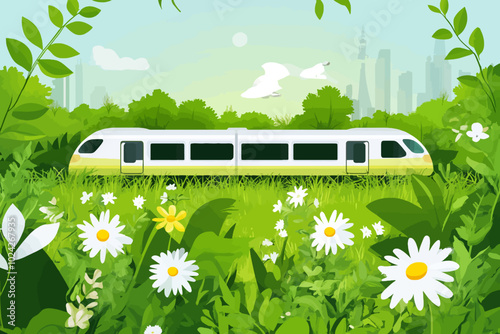 landscape with a train