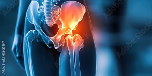 hip surgery and injury concept