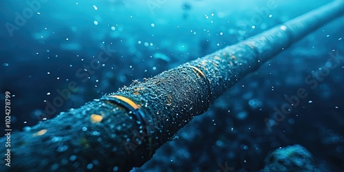 underwater industrial data cable  photo