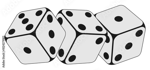 triple dice icon
