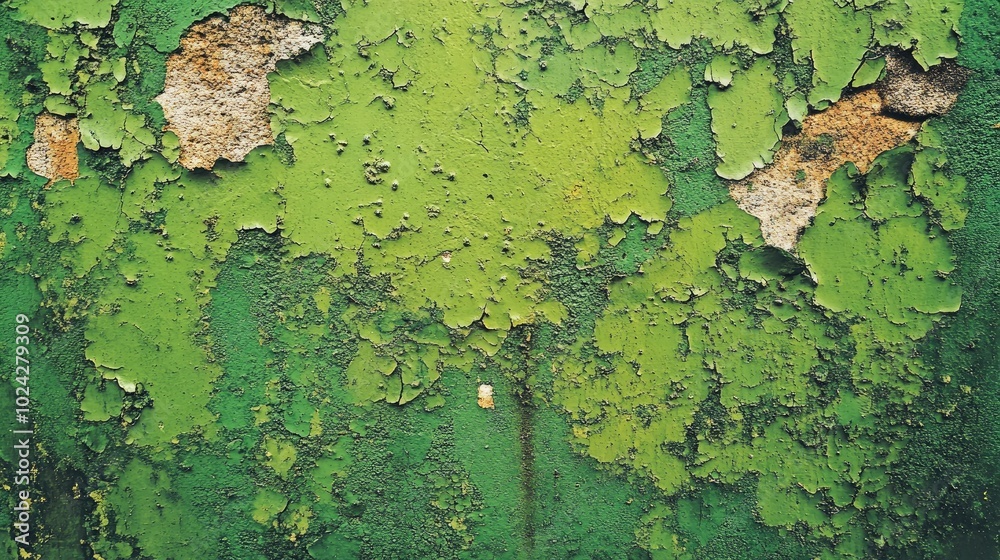 Abstract green grunge texture of a weathered wall Abstract green grunge texture of a weathered wall