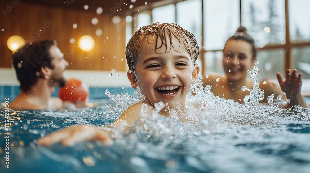 custom made wallpaper toronto digitalJoyful Family Fun at Hotel Poolside Splashing