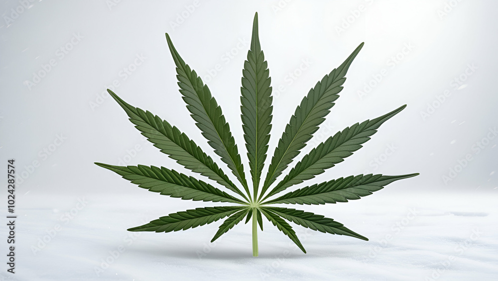 Cannabis leaf cut out on white background , cabbanis, plants, flowers, leaves Cannabis leaf cut out on white background , cabbanis, plants, flowers, leaves
