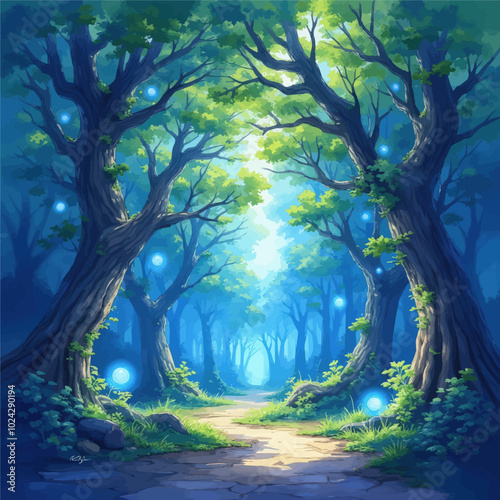 Enchanted Forest Pathway

Keywords: Forest, Enchanted, Pathway, Glowing, Trees, Magical, Nature, Woods, Mystical, Light