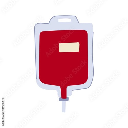 donation blood donor bag cartoon. transfusion plasma, platelets hemoglobin, storage compatibility donation blood donor bag sign. isolated symbol vector illustration