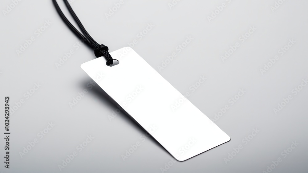 Realistic bookmark mockup featuring a simple, rectangular design. Perfect for showcasing book-related designs or promotional materials in a clean, minimal setting Realistic bookmark mockup featuring a simple, rectangular design. Perfect for showcasing book-related designs or promotional materials in a clean, minimal setting