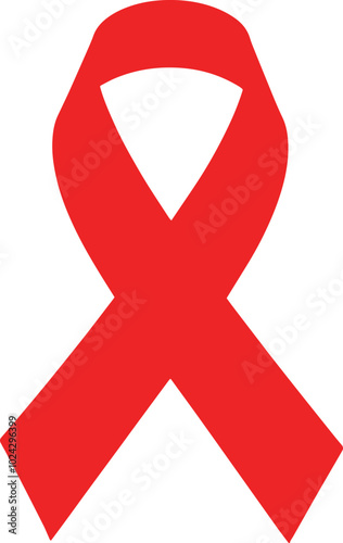 Aids Awareness  illustration Ribbon Icon