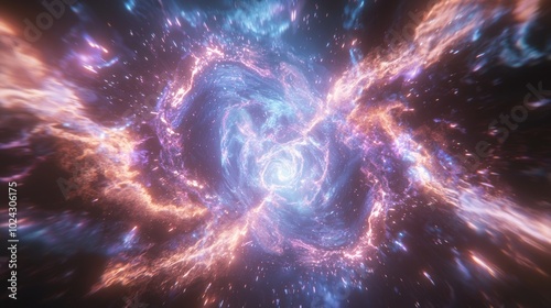 Cosmic Clash - Epic Celestial Battle in Stunning 3D Illustration