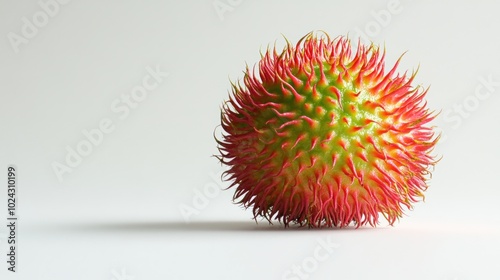 Close-up of a Rambutan Fruit