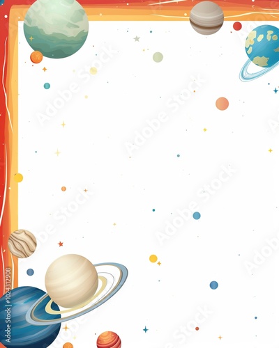 Space Planets Illustration photo