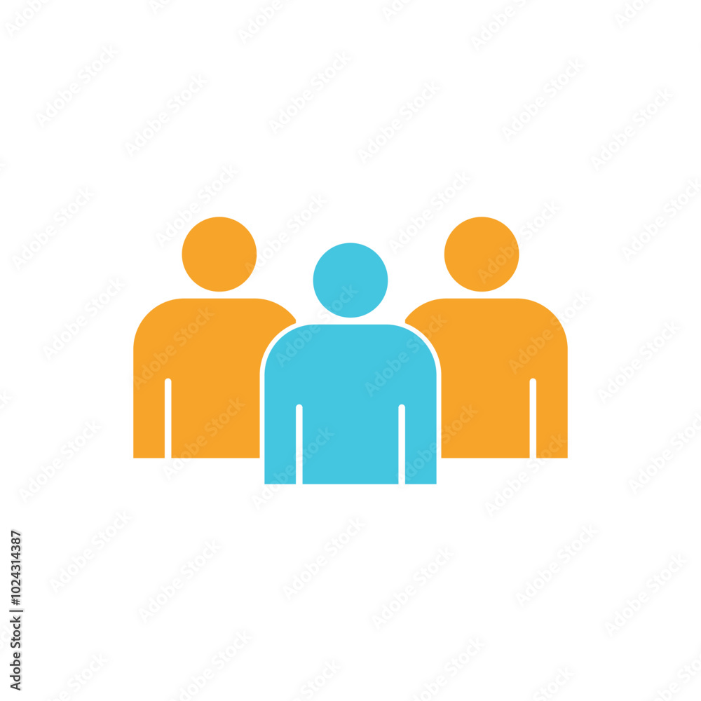 People family together icon vector logo design concept idea People family together icon vector logo design concept idea