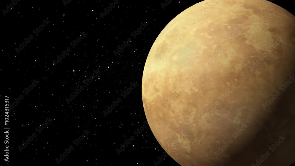 planet venus with its atmosphere in space, ultra HD planet venus with its atmosphere in space, ultra HD
