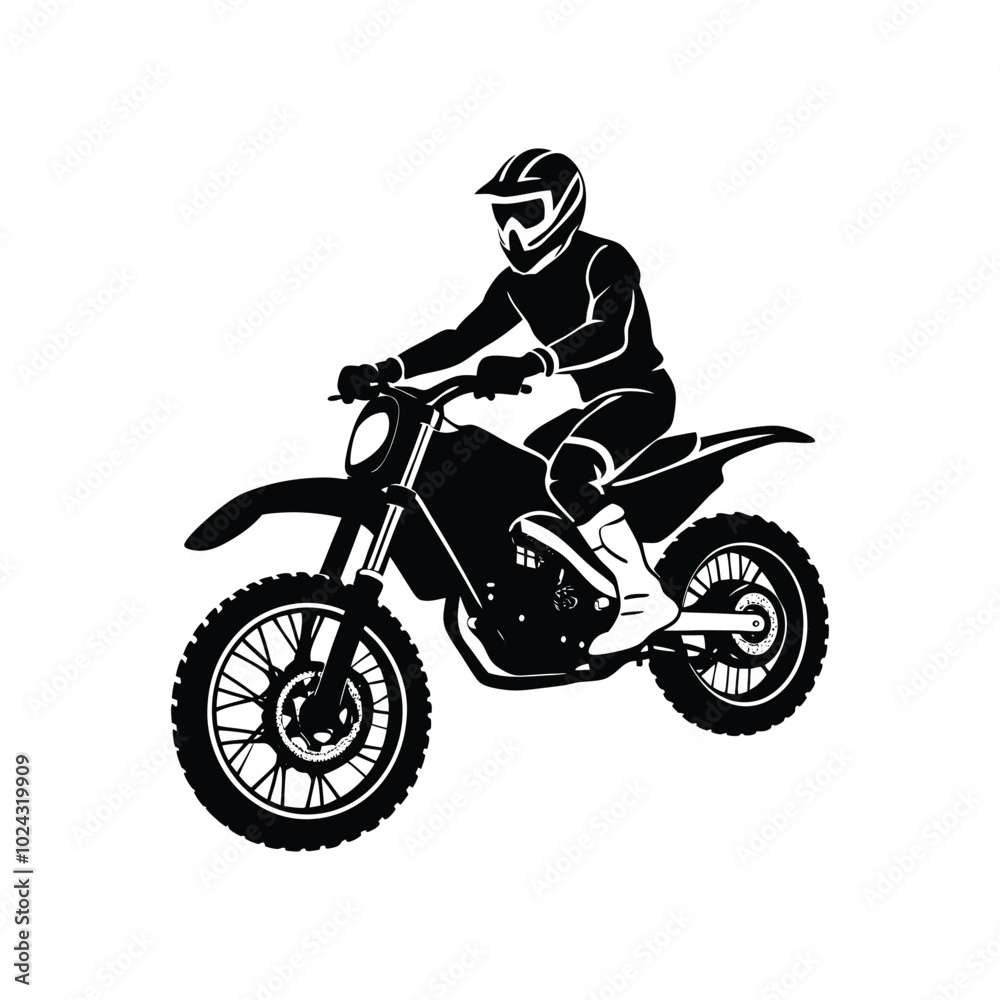 silhouette of a person riding a motorcycle illustration black and white background silhouette of a person riding a motorcycle illustration black and white background