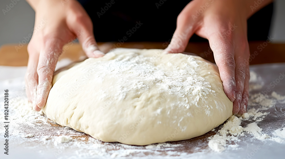 Artisanal Bread Dough Preparation Process Illustrated Artisanal Bread Dough Preparation Process Illustrated