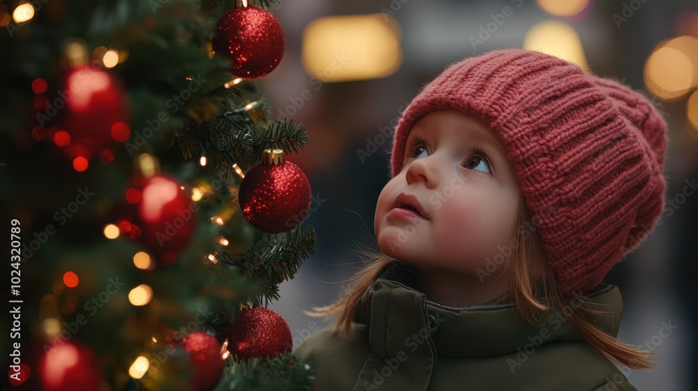The Child by Christmas Tree The Child by Christmas Tree